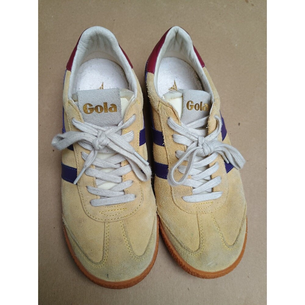 Gola Elan Womens Classic Sneakers in Yellow Golden Sz 8.5